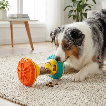 Interactive Treat-Dispensing Dog Puzzle Toy – Slow Feeder Enrichment Game