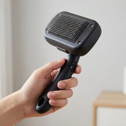 Self-Cleaning Deshedding Brush for Dogs, Cats & Puppies