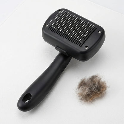 Self-Cleaning Deshedding Brush for Dogs, Cats & Puppies