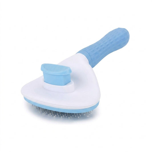 Self-Cleaning Pet Grooming Brush for Dogs, Cats & Bunnies